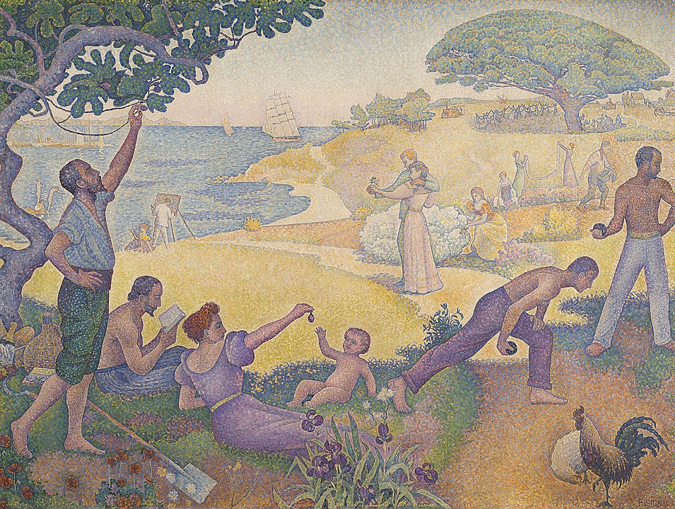 Paul Signac In the Time of Harmony: The Joy of Life Sunday by the Sea
