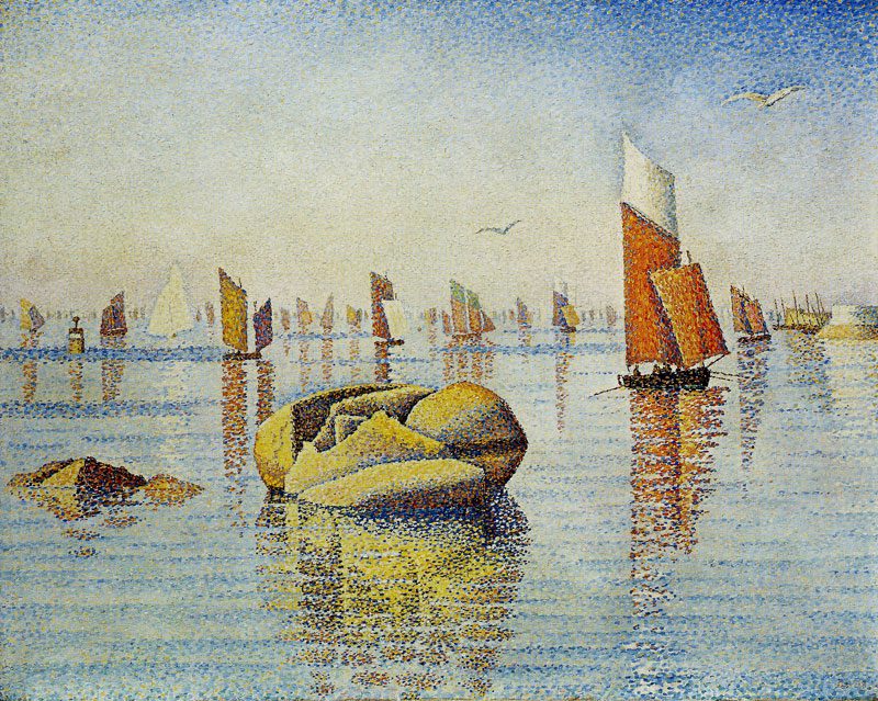 larghetto opus 219 by Paul Signac 